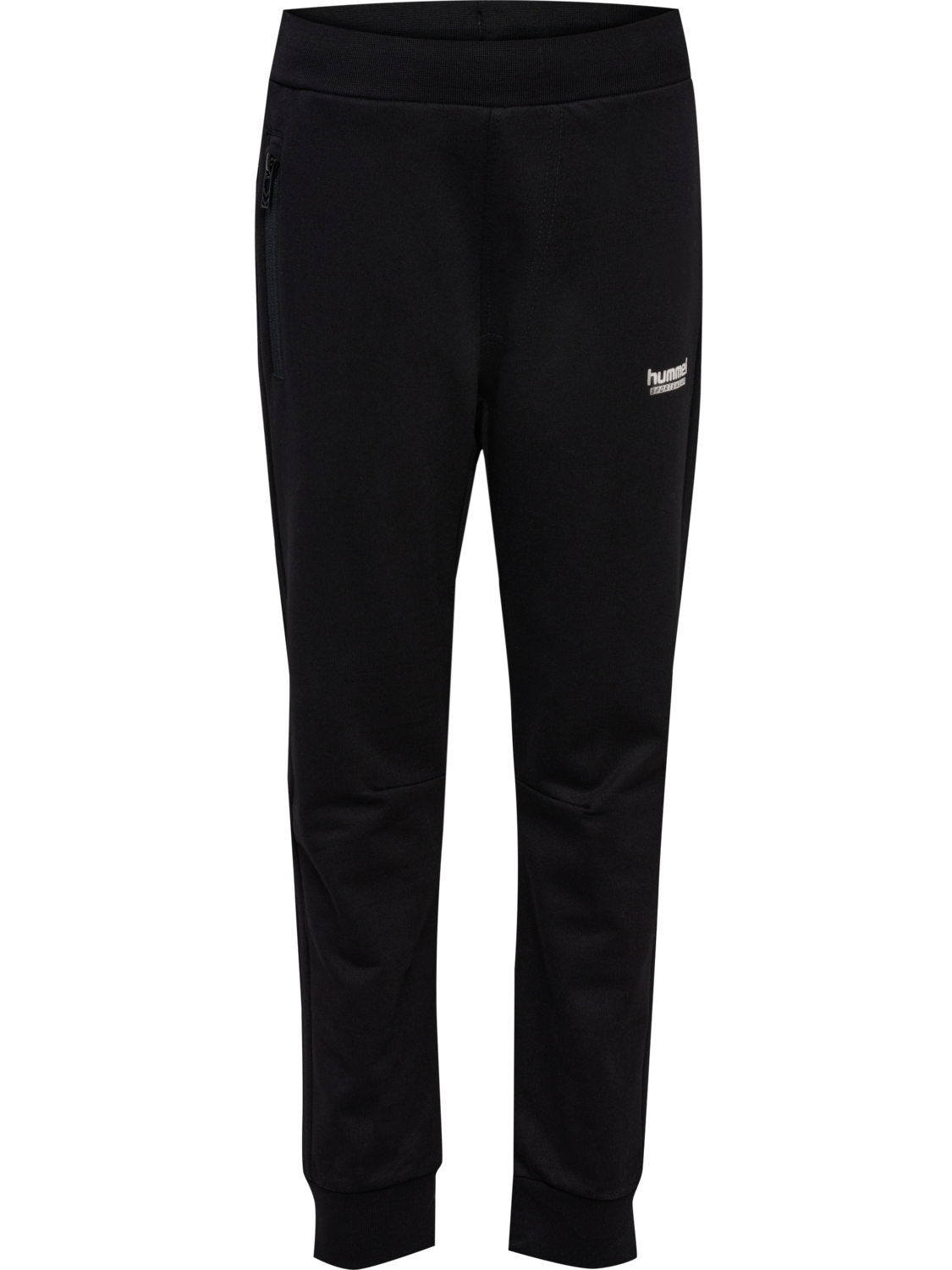 hmlJR REGULAR ADJ WAIST PANTS, BLACK, packshot