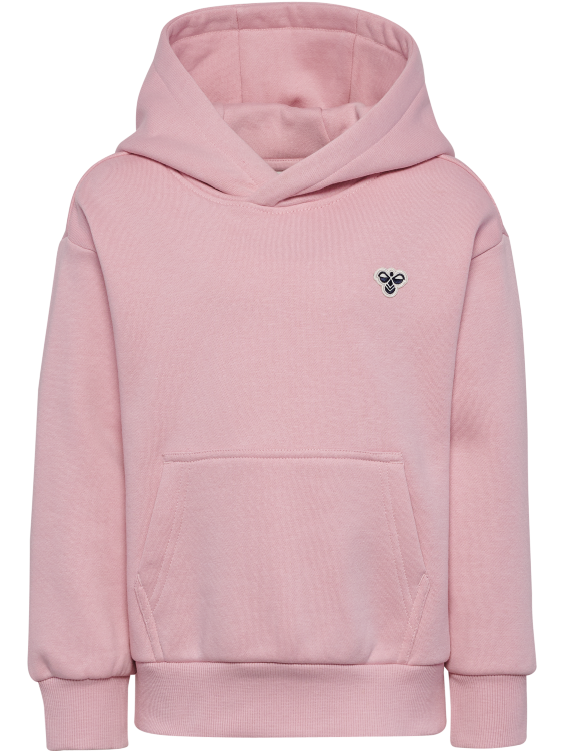 hmlJR LOOSE HOODIE BEE, PINK NECTAR, packshot