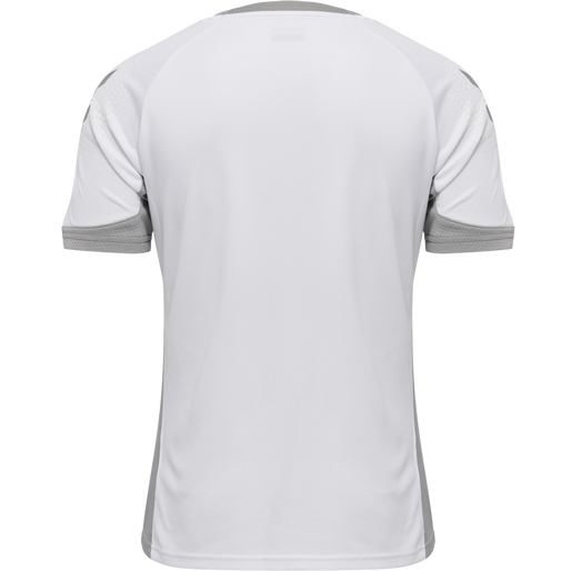 hmlLEAD S/S POLY JERSEY, WHITE hmlLEAD S/S POLY JERSEY, WHITE, packshot