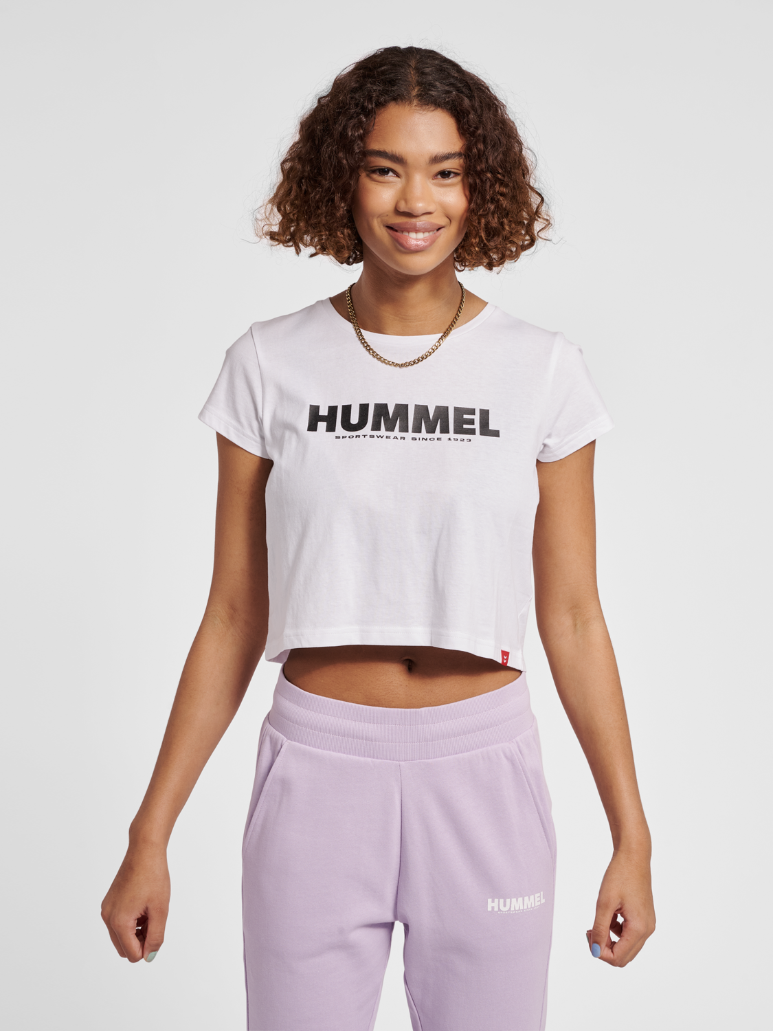 hummel LEGACY WOMAN CROPPED T-SHIRT 