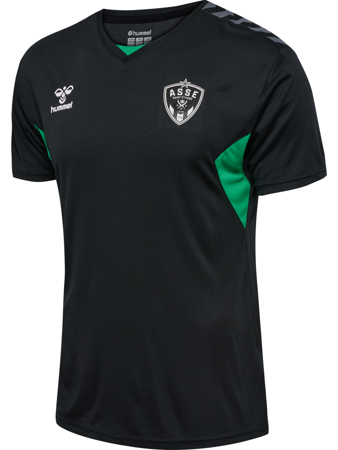 ASSE 23/24 TR PL JERSEY S/S, BLACK, packshot