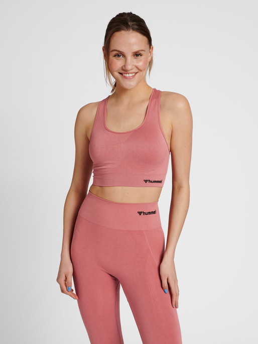 hummel TIF SEAMLESS SPORTS TOP WITHERED ROSE hummel