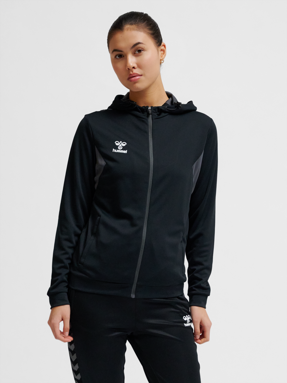 hummel Hmlauthentic Poly Zip Hoodie Woman dames trui