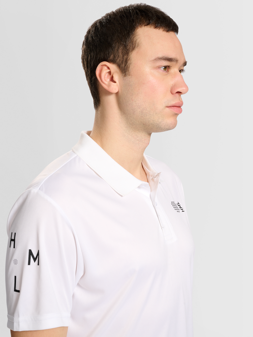 hmlCOURT POLO S/S, WHITE, model