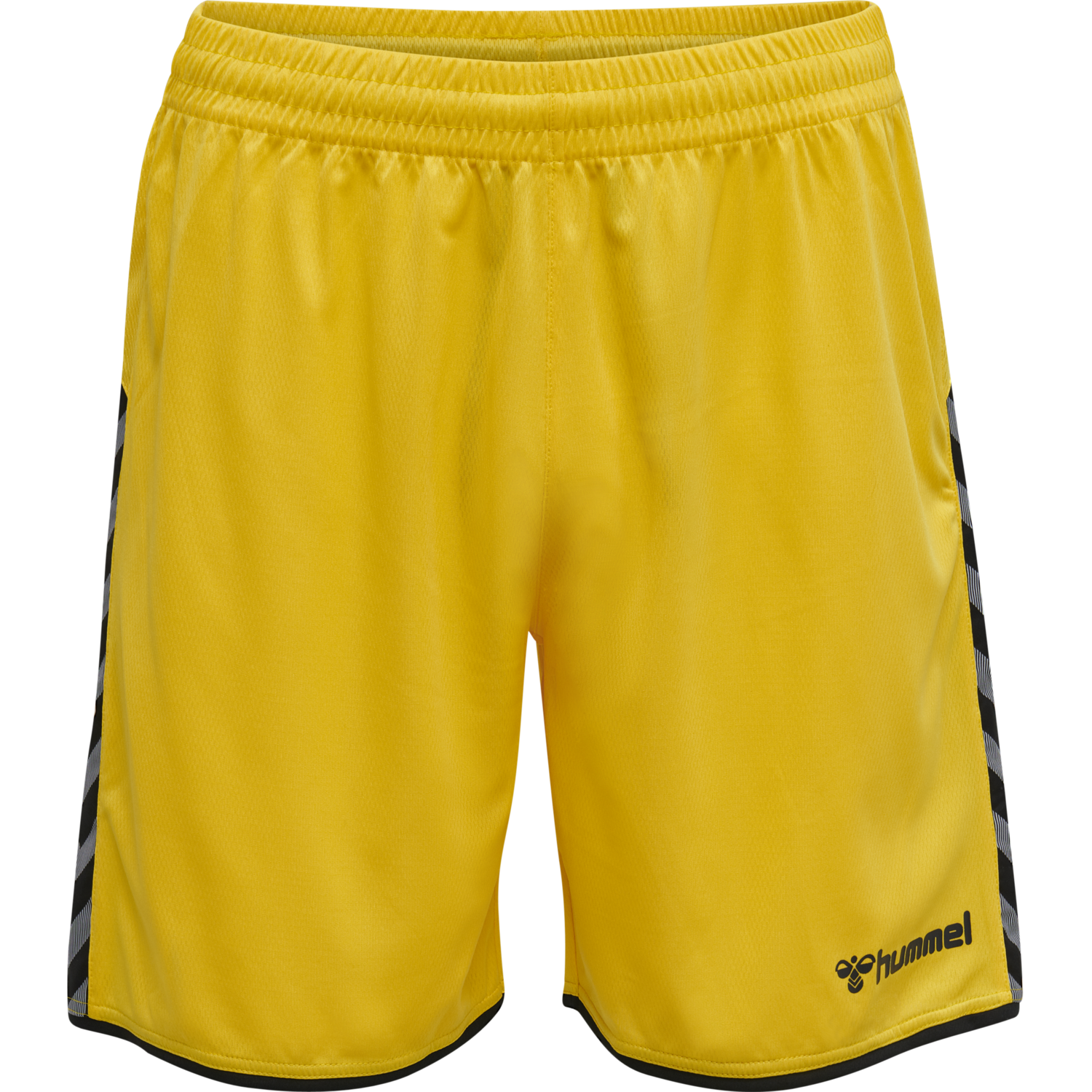 Yellow football shorts