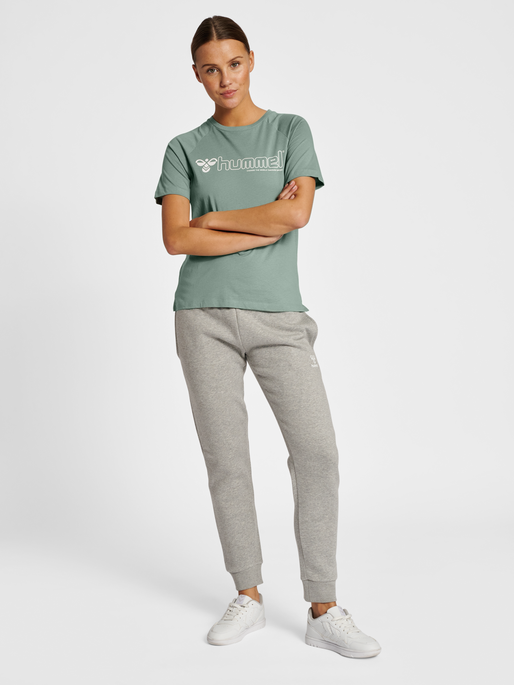 hmlNONI 2.0 T-SHIRT, CHINOIS GREEN, model