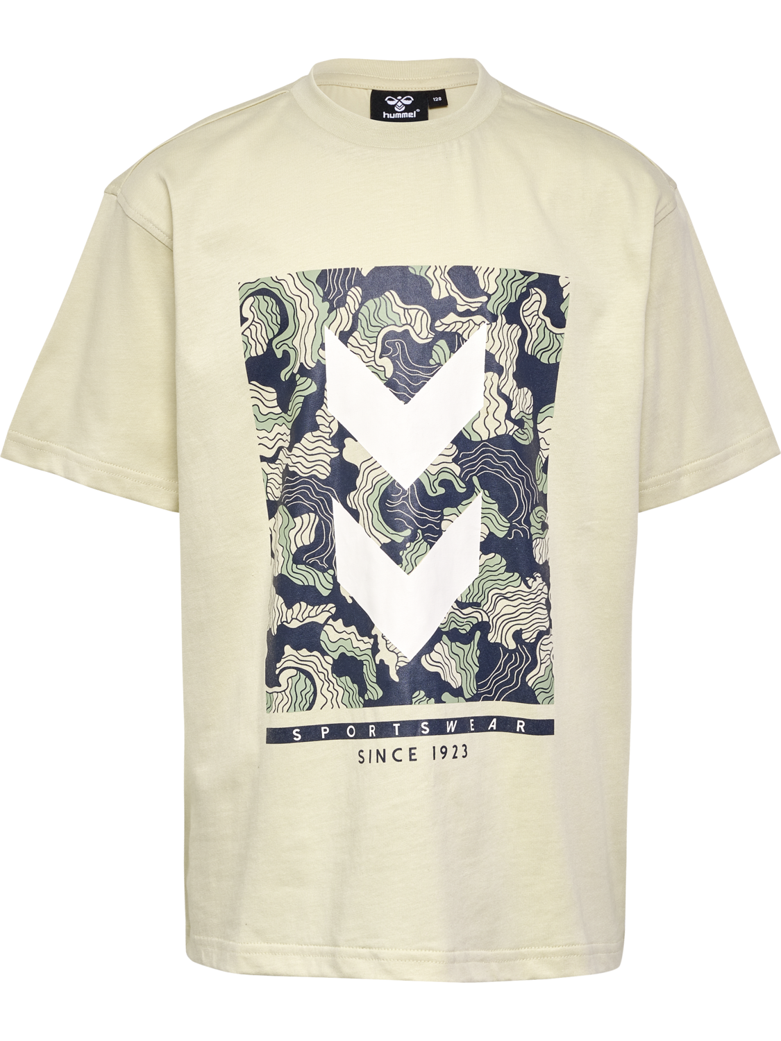 hmlOLAF T-SHIRT S/S, FOG, packshot