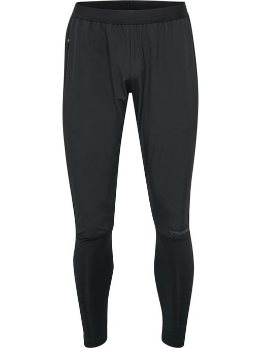 hmlMT DRAGON HYBRID TAPERED PANTS, BLACK, packshot