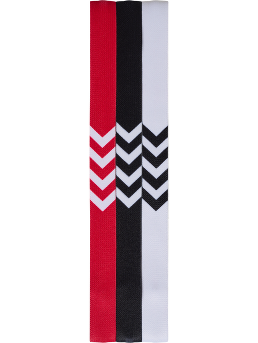 3-PACK HEADBAND 17-18, WHITE/BLACK/TRUE RED, packshot