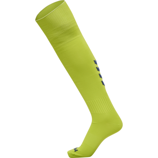 hmlPROMO FOOTBALL SOCK, LIME PUNCH, packshot