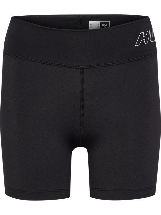 hmlTE FUNDAMENTAL MW TIGHT SHORTS, BLACK/WHITE, packshot