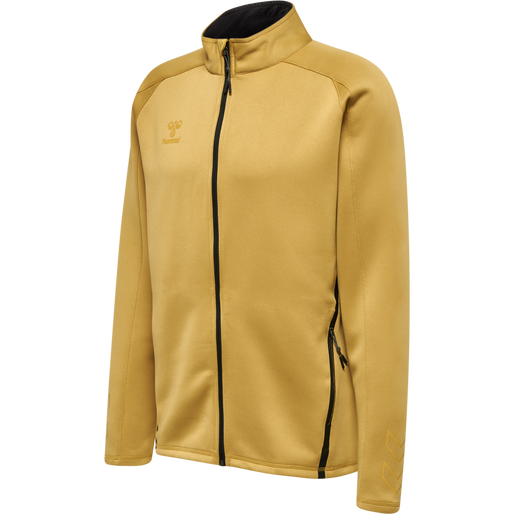 hmlCIMA XK ZIP JACKET, ANTIQUE GOLD, packshot