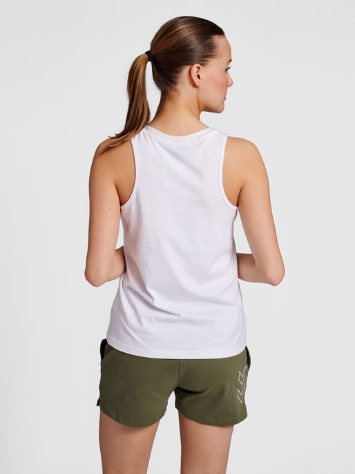 hmlLGC VAL TANKTOP, WHITE, model