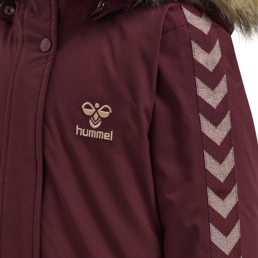 hmlLEAF TEX COAT, WINDSOR WINE hmlLEAF TEX COAT, WINDSOR WINE, packshot