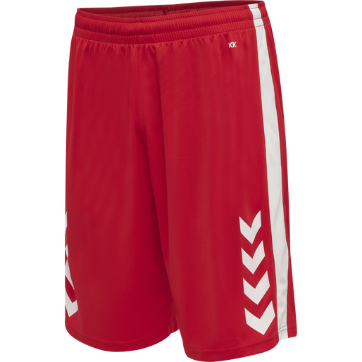 H and 2024 m red shorts