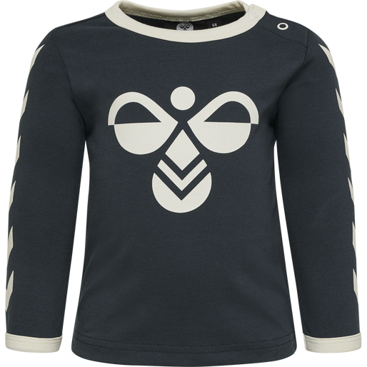 hmlFLIPPER T-SHIRT L/S, BLUE NIGHTS, packshot