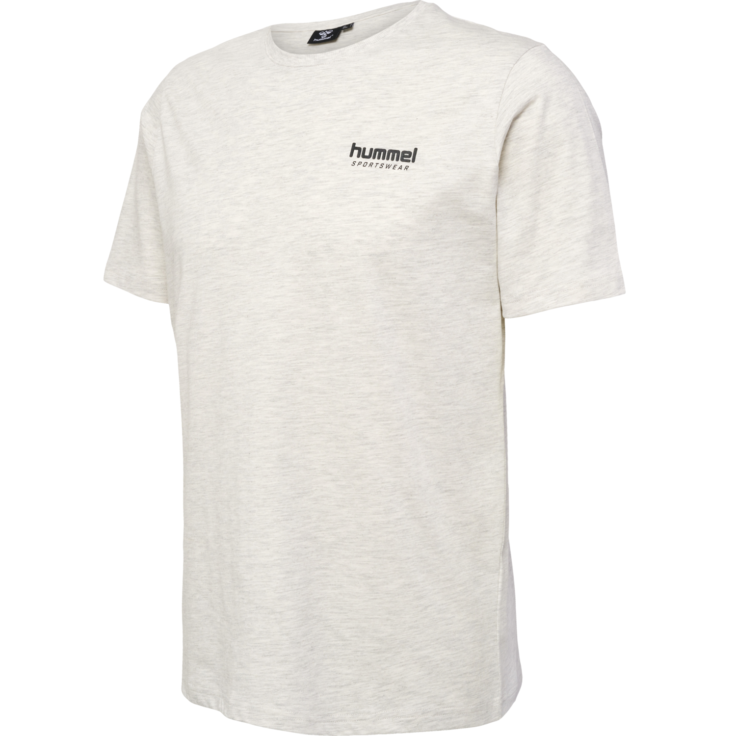 hmlLGC GABE T-SHIRT, TOFU MELANGE, packshot