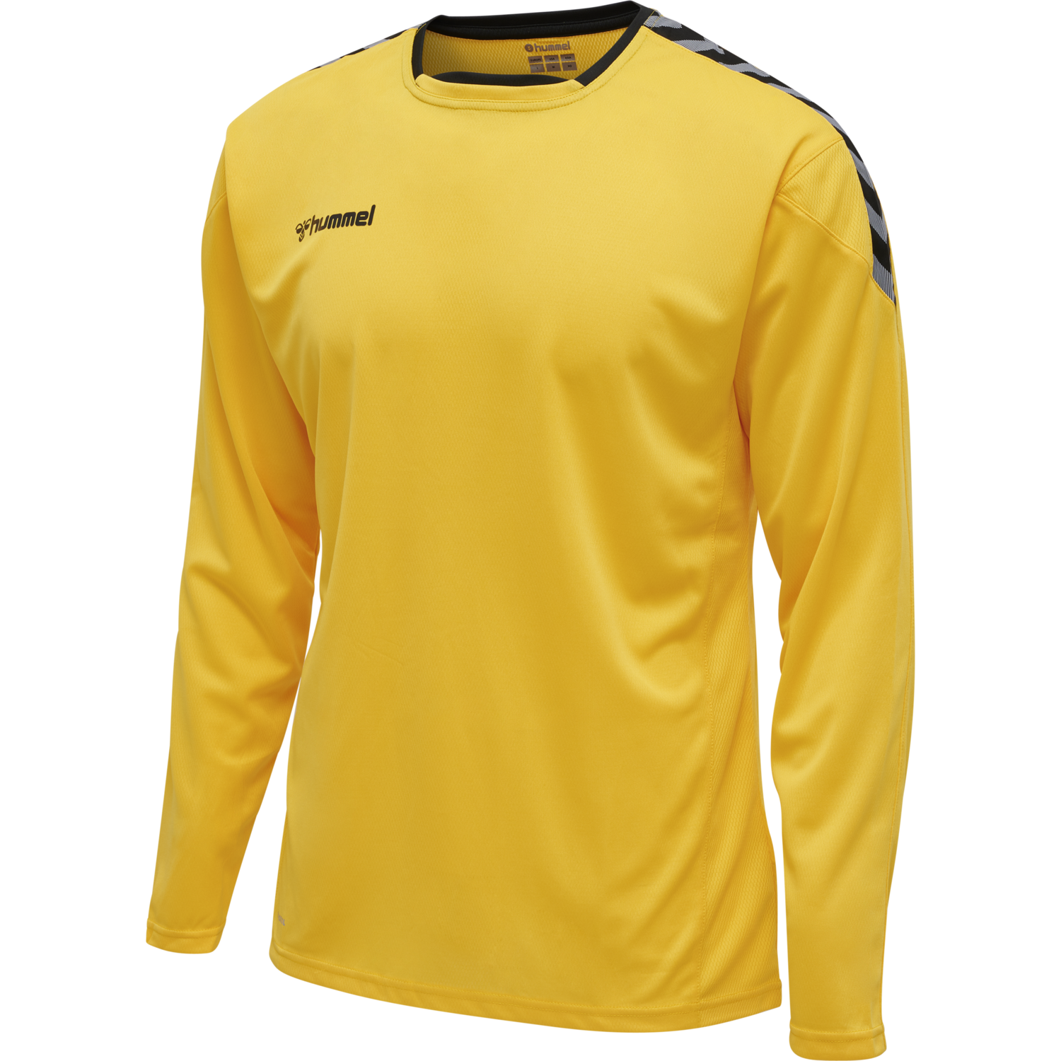hummel Herren hmlAUTHENTIC POLY JERSEY L/S Schwarz Handball Sport Trikot NEU 