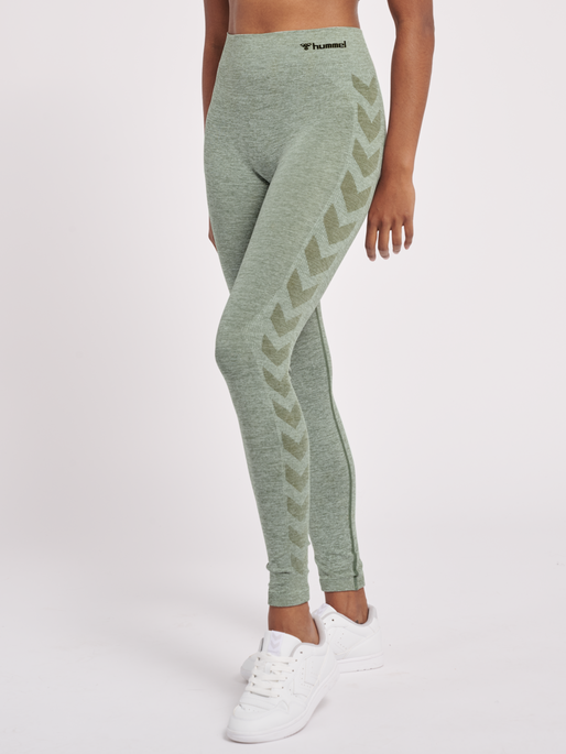 hummel CI SEAMLESS WAIST TIGHTS - LILY PAD MELANGE |