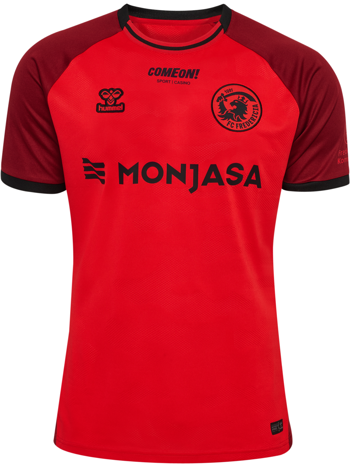 FCF 25/26 HOME JERSEY S/S, FIERY RED, packshot