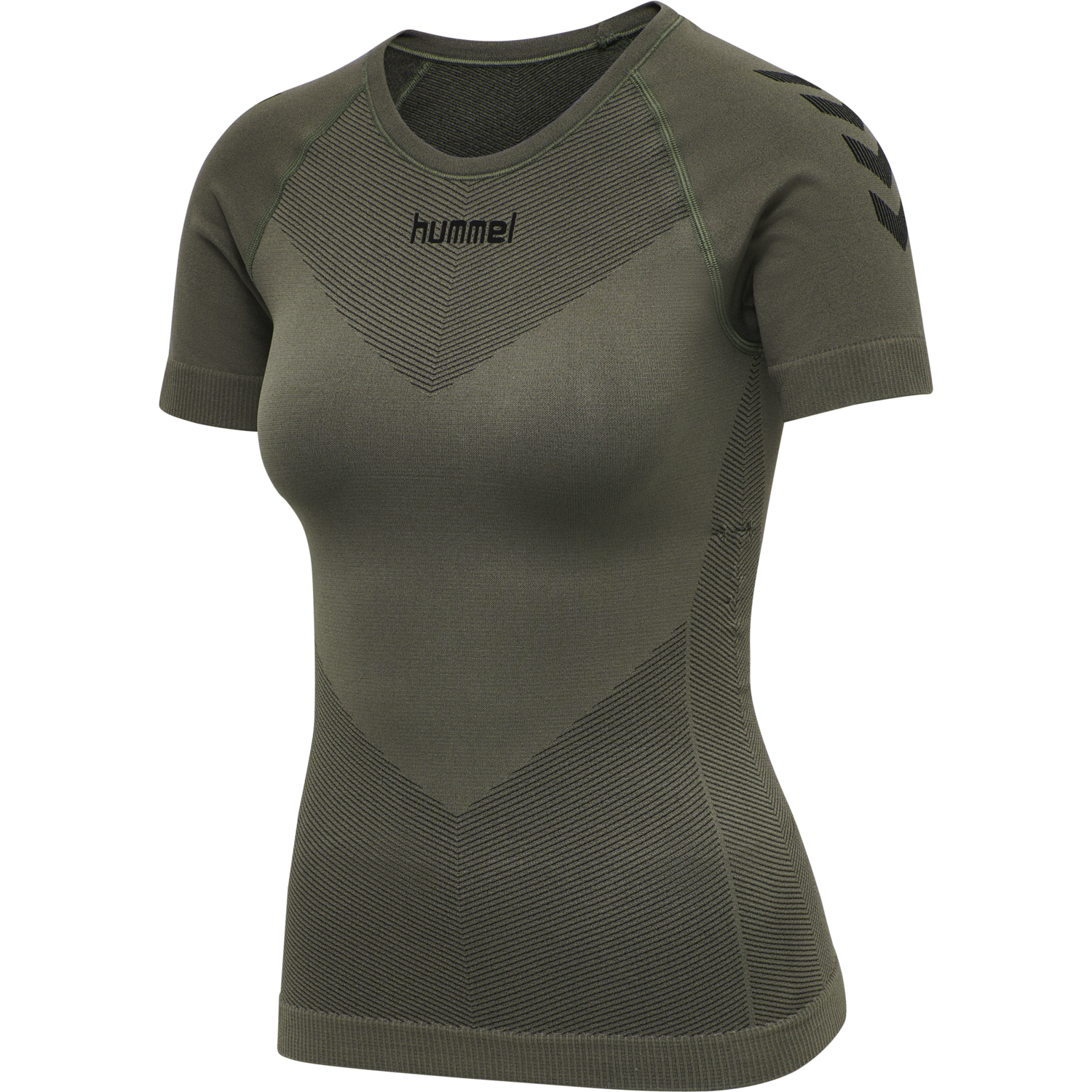 HUMMEL FIRST SEAMLESS JERSEY S/S W, GRAPE LEAF, packshot