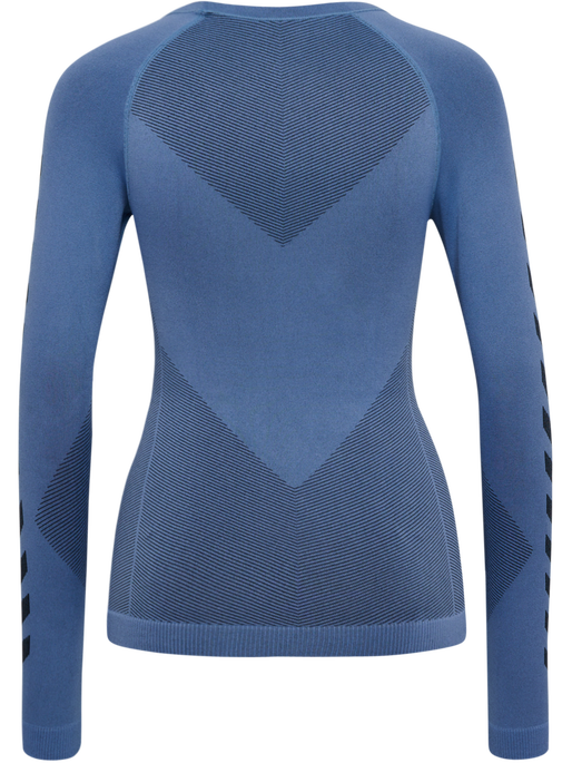 HUMMEL FIRST SEAMLESS JERSEY L/S W, BEL AIR BLUE, packshot