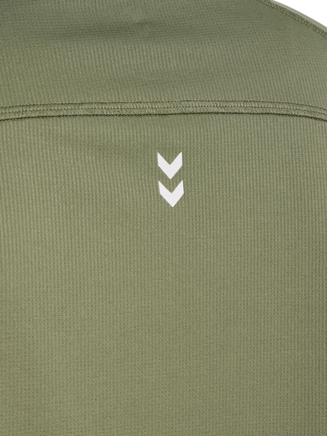 hmlPULSE WORKOUT T-SHIRT L/S, DEEP LICHEN GREEN, packshot