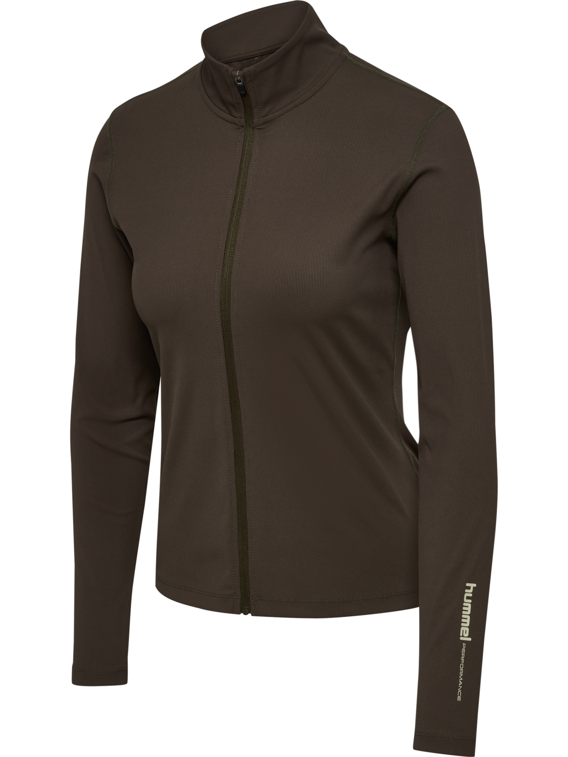 hmlPULSE W ZIP SHIRT L/S, DELICIOSO, packshot