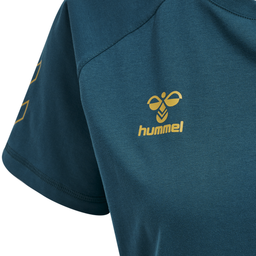 hmlCIMA XK T-SHIRT S/S WOMAN, BLUE CORAL, packshot