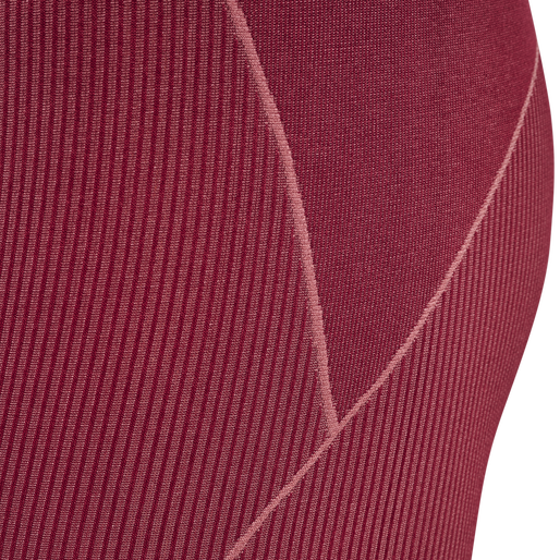 hmlTE CHRISTEL SEAMLESS MW TIGHTS, CABERNET/APPLE BUTTER MELANGE, packshot