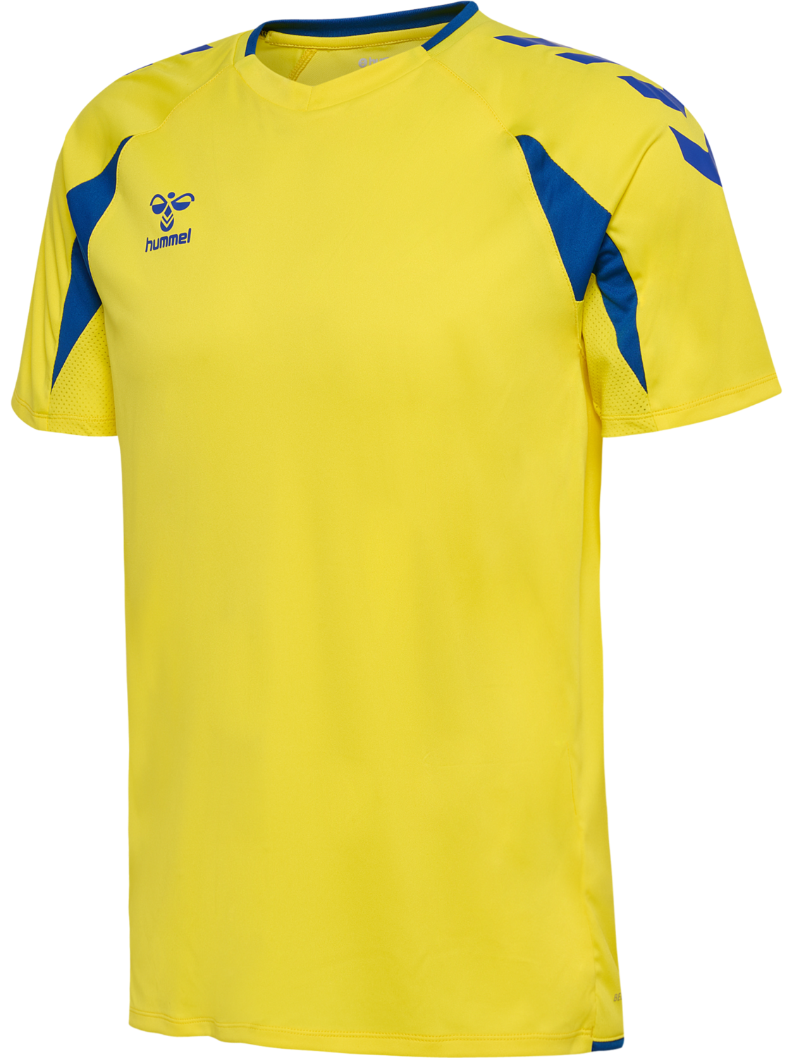hmlCORE 2.0 JERSEY S/S, BLAZING YELLOW/TRUE BLUE, packshot