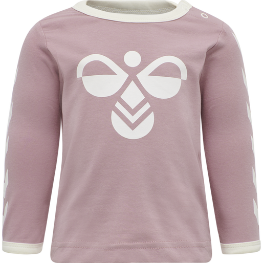 hmlFLIPPER T-SHIRT L/S, WOODROSE, packshot