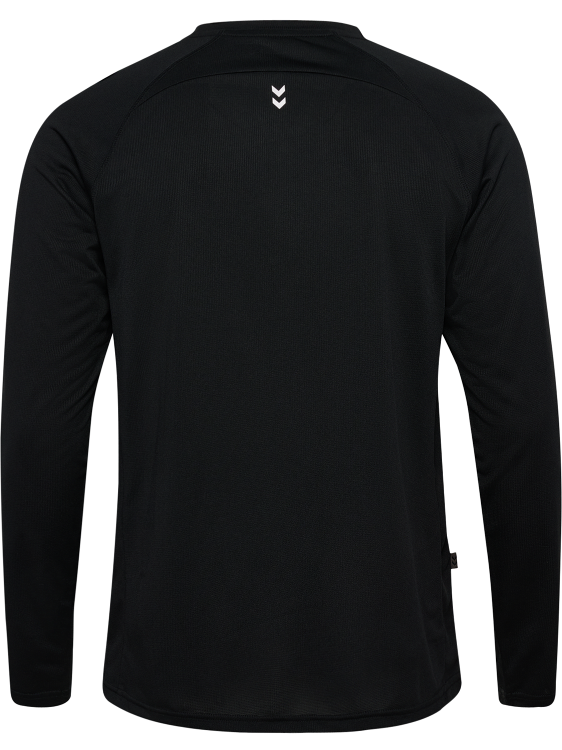 hmlPULSE WORKOUT T-SHIRT L/S, BLACK, packshot