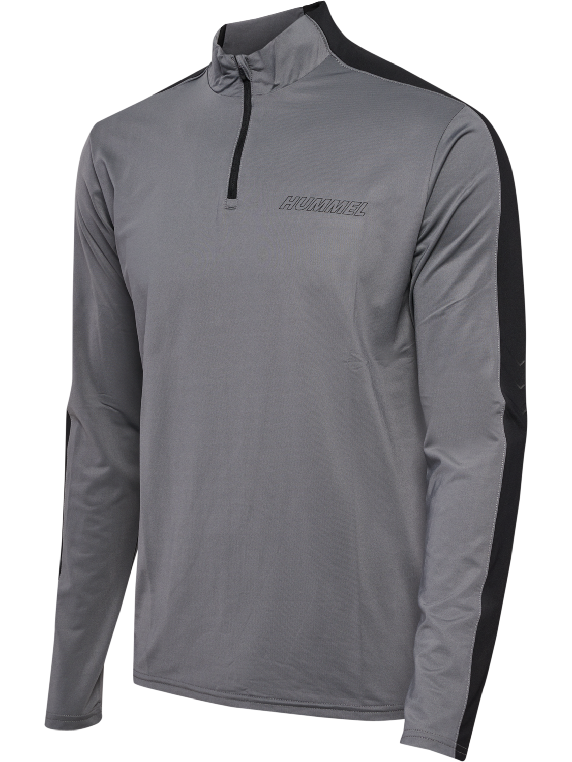 hmlTE STRENGTH PL HALF ZIP, QUIET SHADE, packshot