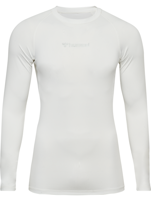 hmlBL PERFORMANCE TEE L/S, WHITE, packshot