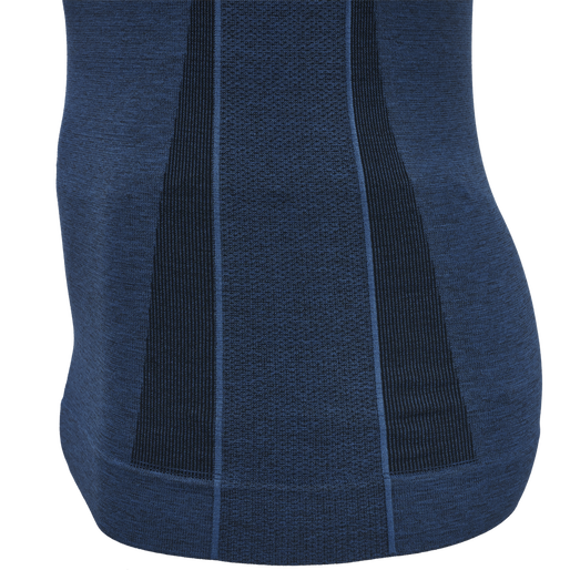 hmlTE MIKE SEAMLESS T-SHIRT, INSIGNIA BLUE/BLACK MELANGE hmlTE MIKE SEAMLESS T-SHIRT, INSIGNIA BLUE/BLACK MELANGE, packshot