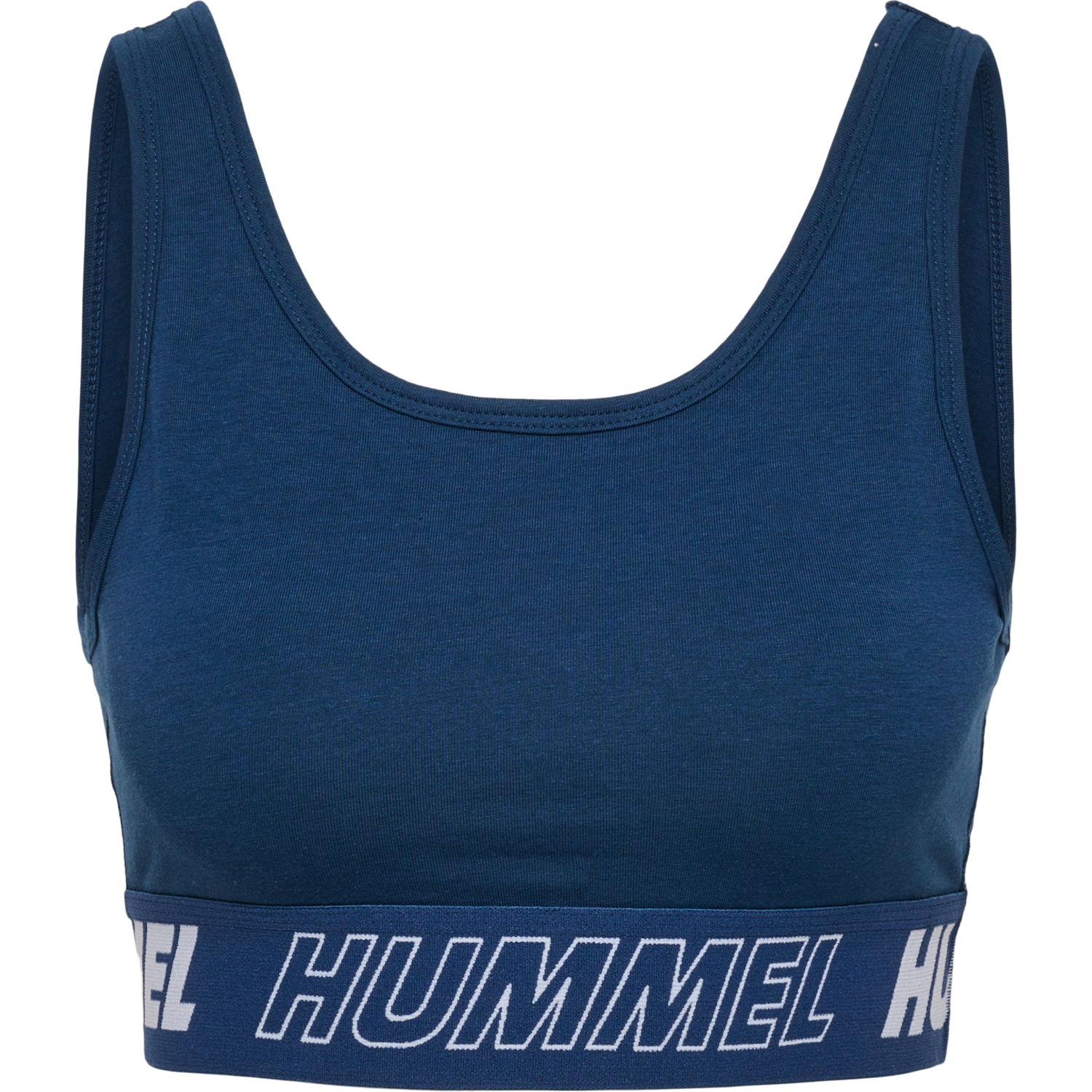 hmlTE MAJA 2-PACK COTTON SPORTS TOP, BLACK/INSIGINA BLUE, packshot