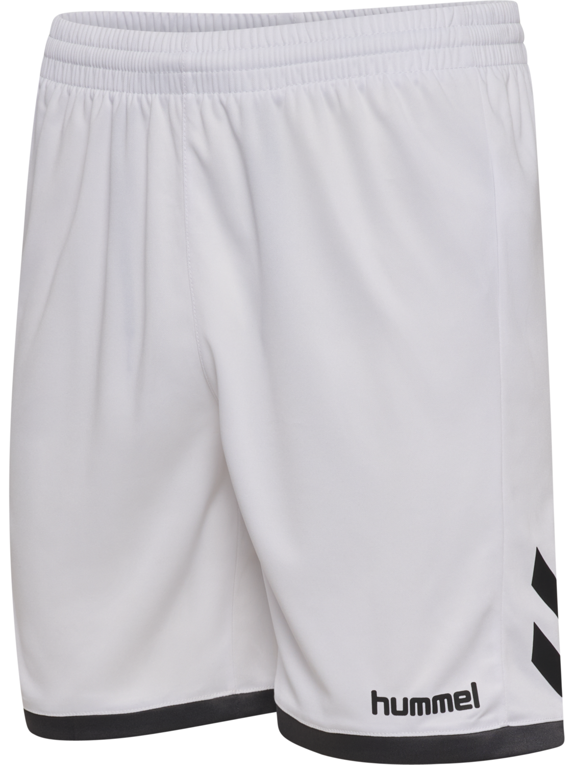 hmlBLAZE CLUB 26 POLY SHORTS, WHITE/ASPHALT, packshot