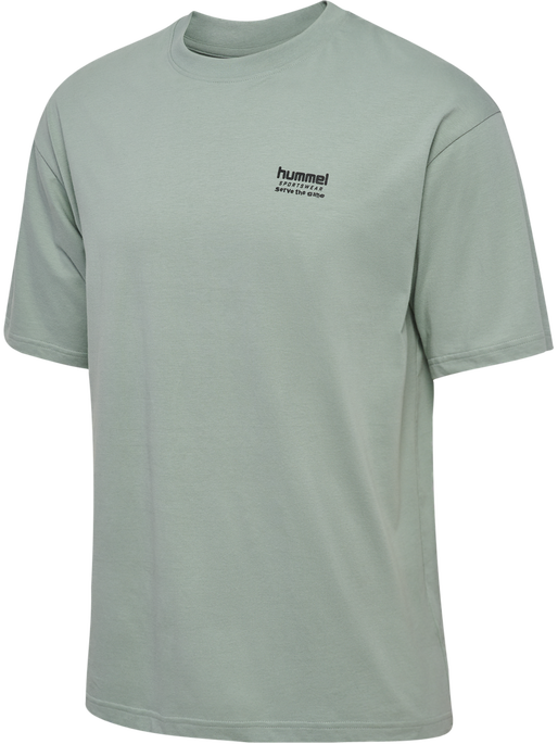 hmlLOOSE T-SHIRT S/S HSW FOOTBALL, ICEBERG GREEN hmlLOOSE T-SHIRT S/S HSW FOOTBALL, ICEBERG GREEN, packshot