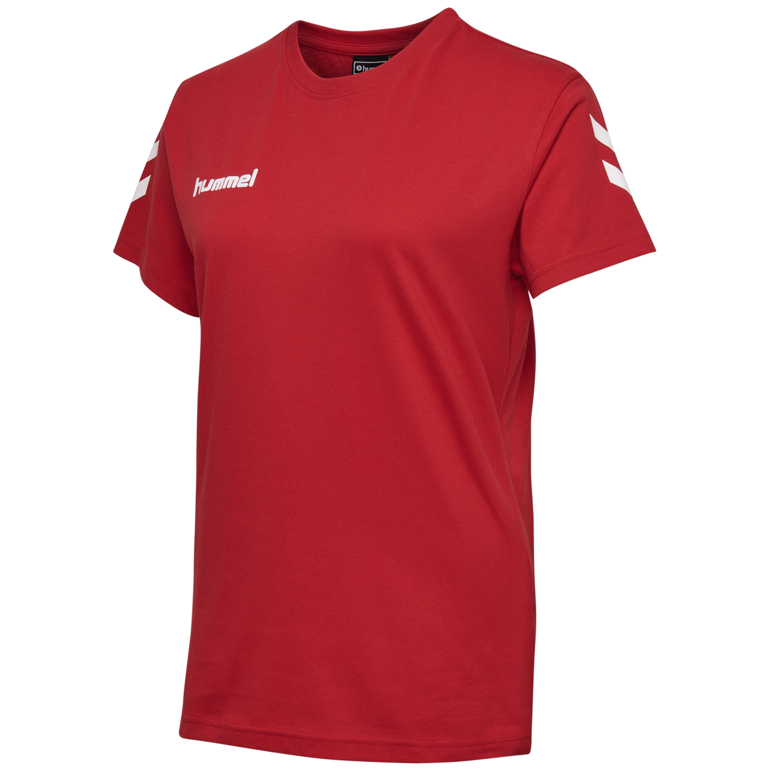 HMLGO COTTON T-SHIRT WOMAN S/S, TRUE RED, packshot