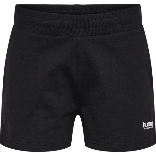 hmlLGC SENNA SWEAT SHORTS, BLACK, packshot