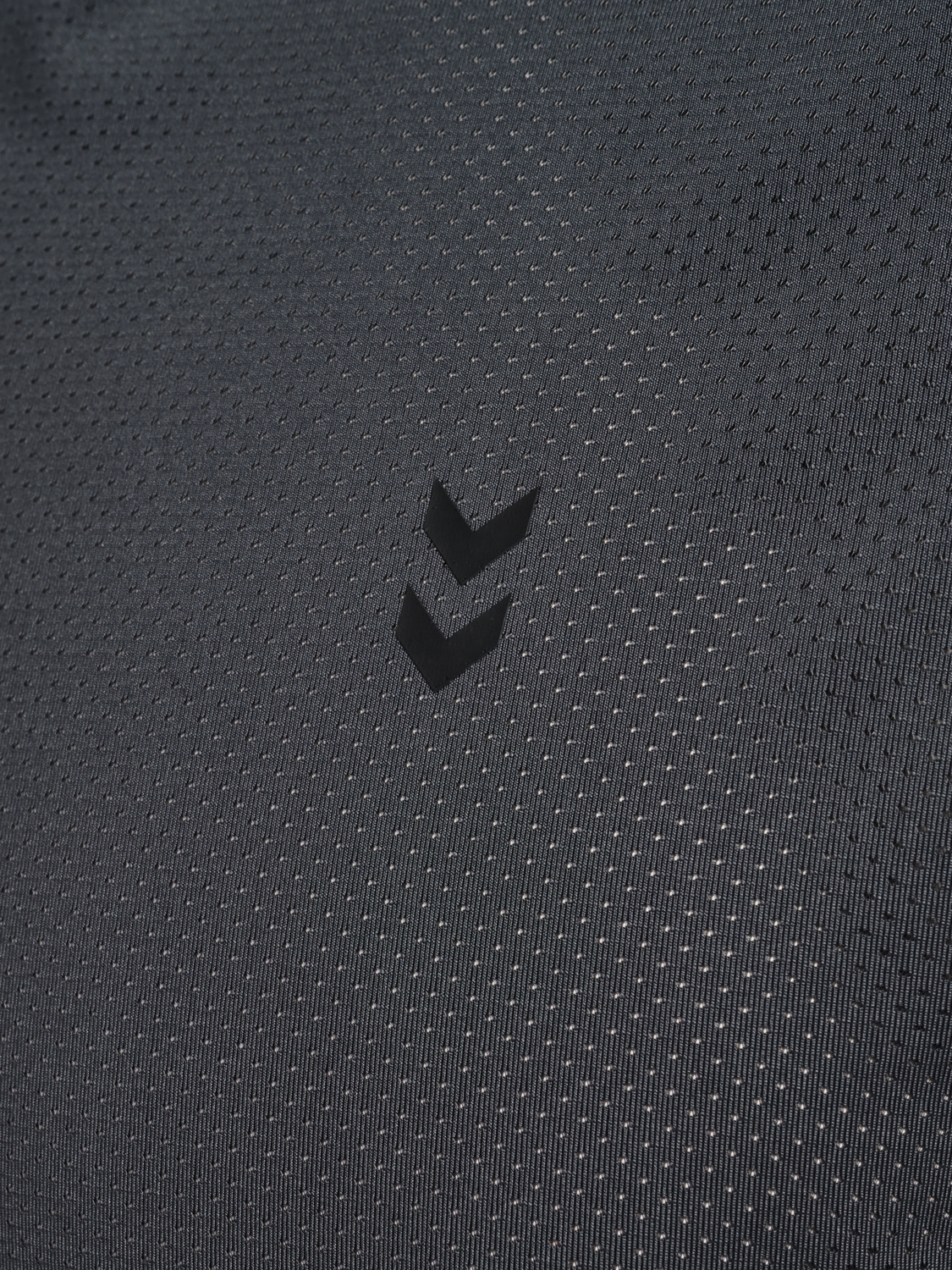 hmlPULSE MESH T-SHIRT S/S, EBONY/BLACK, packshot