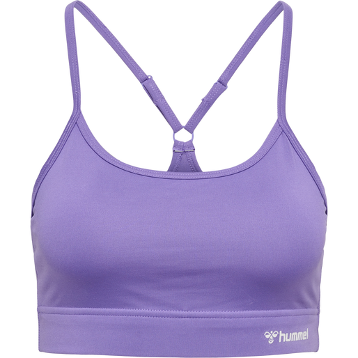 hmlMT CHIPO PADDED SPORTS BRA, PAISLEY PURPLE, packshot