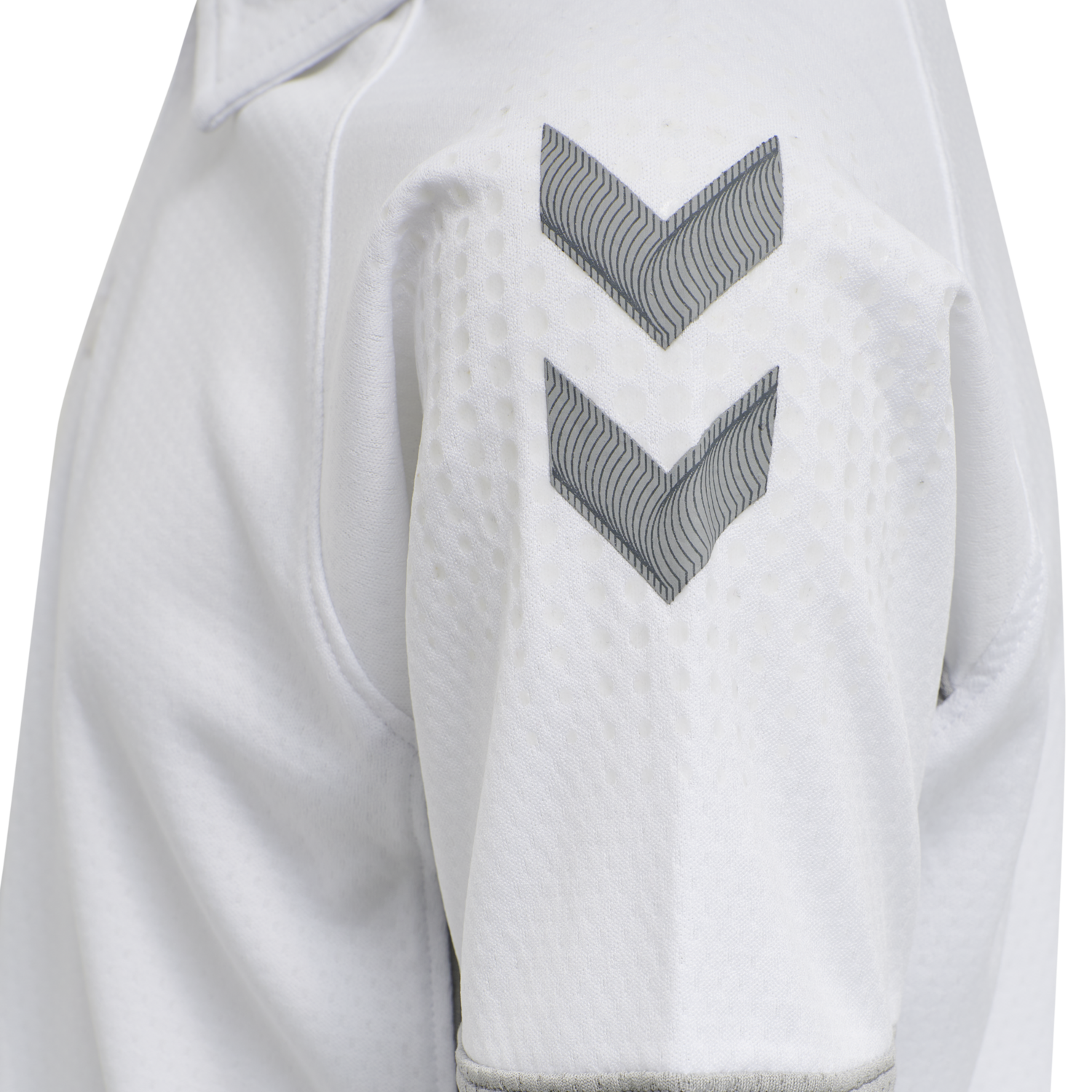 hmlLEAD FUNCTIONAL KIDS POLO, WHITE, packshot