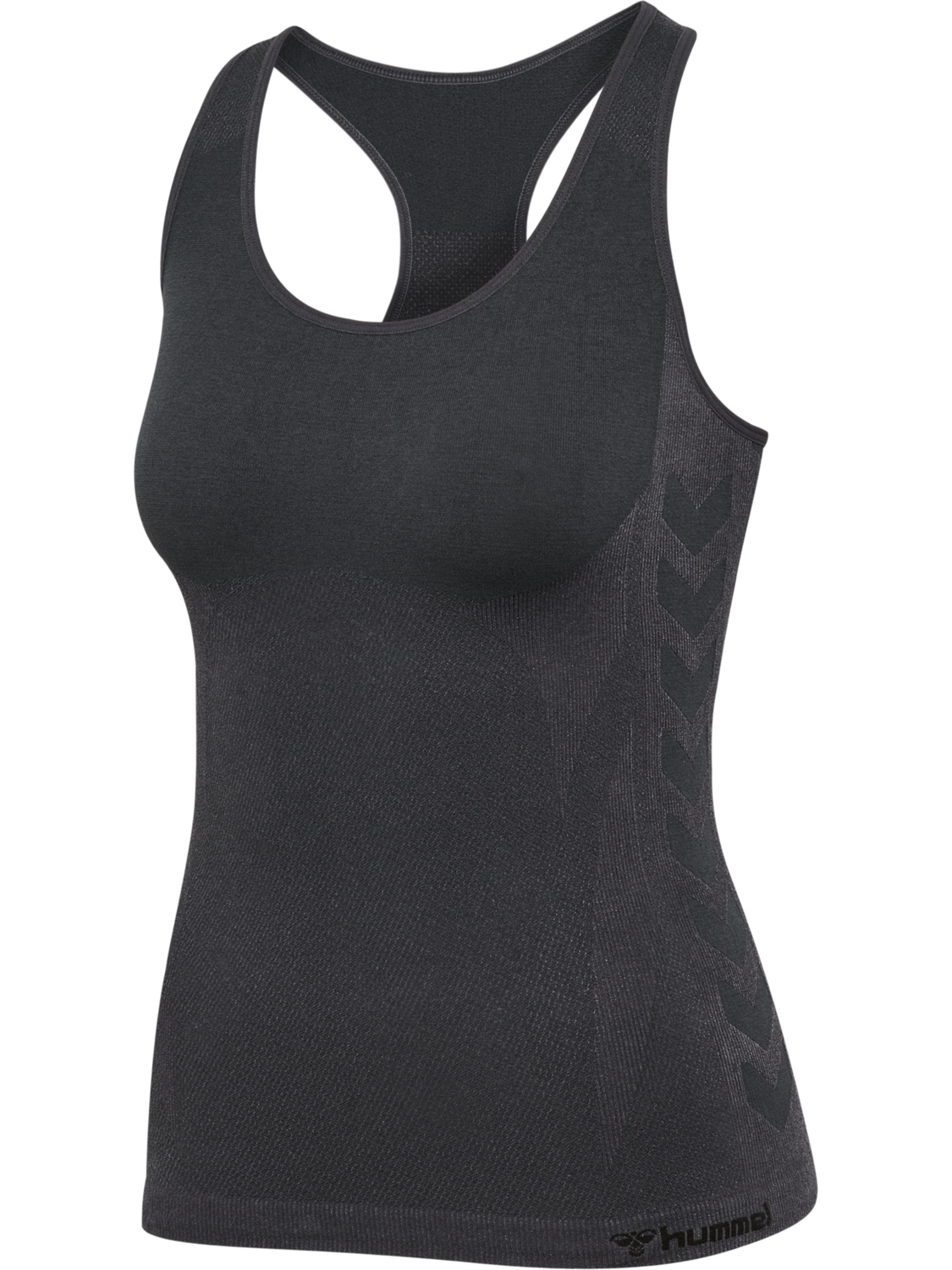 hmlCLEA SEAMLESS TOP, EBONY, packshot