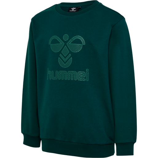 hmlFASTWO SWEATSHIRT, DEEP TEAL, packshot