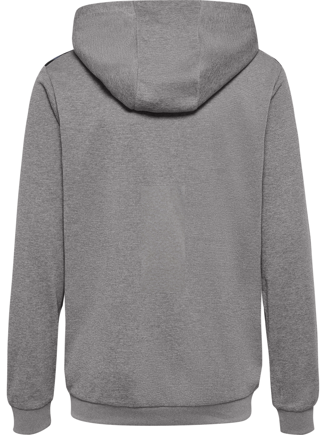 hmlAUTHENTIC PL ZIP HOODIE KIDS, GREY MELANGE, packshot