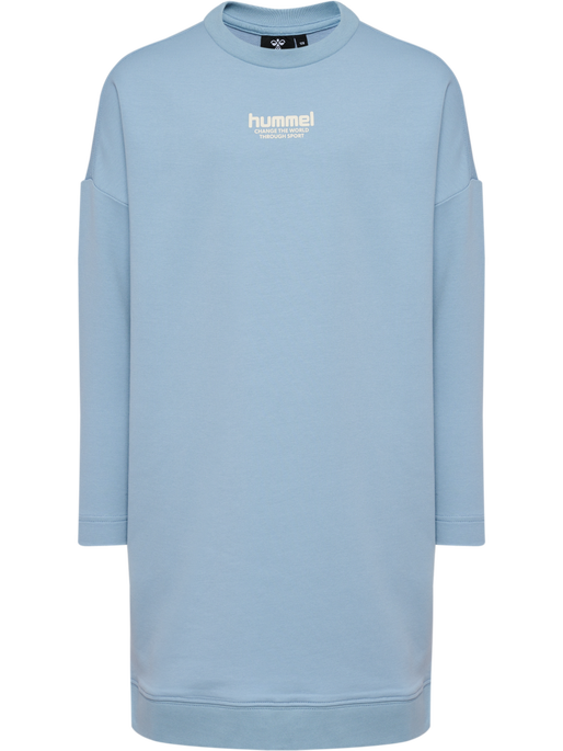 hmlZIPPI DRESS L/S, ASHLEY BLUE, packshot