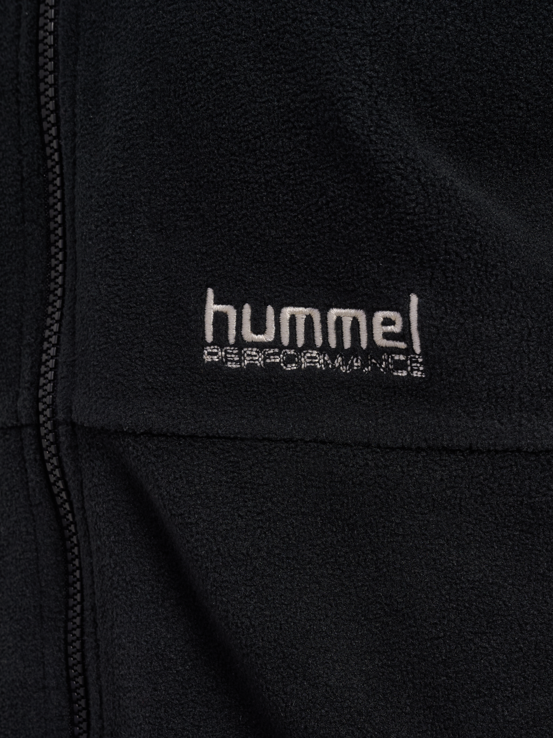 hmlPULSE FLEECE JACKET, BLACK, packshot
