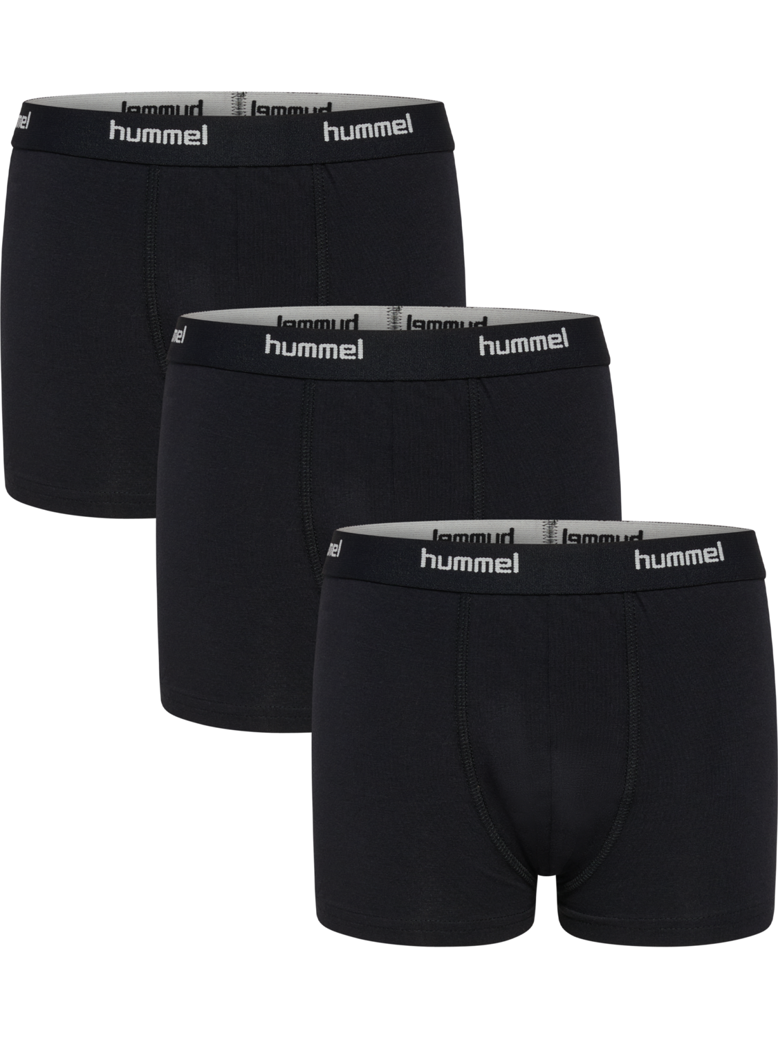hmlJR NALLE BOXERS 3 PACK, BLACK, packshot